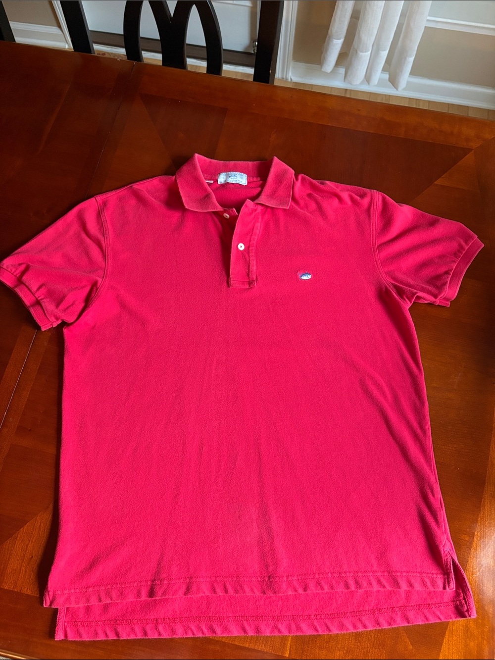 Southern Tide Mens Red Polo Shirt Sz L